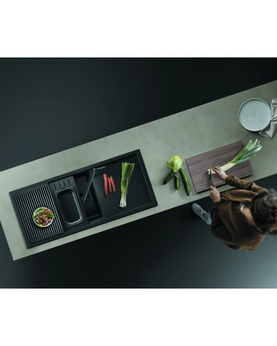 Кухонная мойка Artceramic Omoikiri Sintesi 116-GB графит 4997120