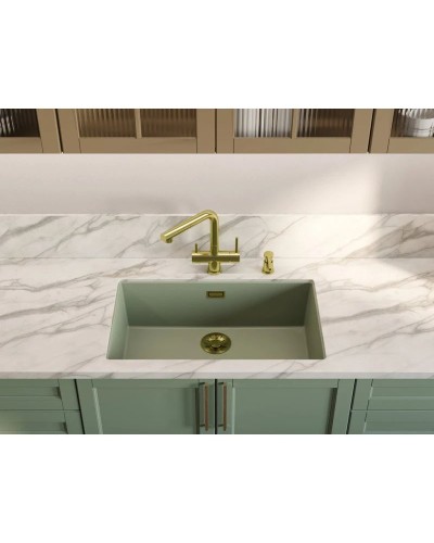 Кухонная мойка Artceramic Omoikiri Yamakawa 75-U/I-WG wind green 4993181