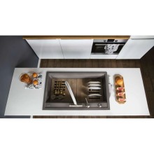 Кухонная мойка Artceramic Omoikiri Kitagawa 86-LB-AZ azur blue 4993026