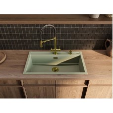 Кухонная мойка Artceramic Omoikiri Kitagawa 86-LB-AZ azur blue 4993026