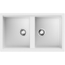 Кухонная мойка Artceramic Omoikiri Kitagawa 86-2-WH белый 4993806