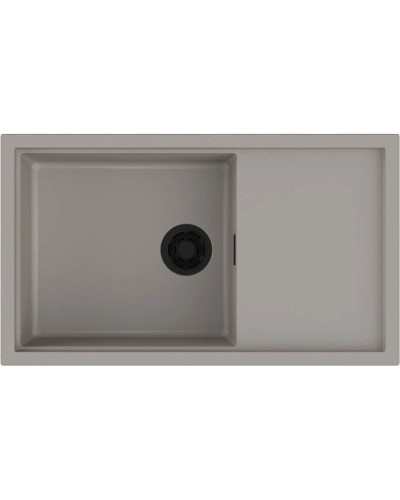 Кухонная мойка Artceramic Omoikiri Sintesi 86-GR ленинградский серый 4997134