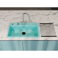 Кухонная мойка Artceramic Omoikiri Kitagawa 79-LB-AZ azur blue 4993275