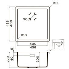 Кухонная мойка Artceramic Omoikiri Yamakawa 45-Integra-WH белый 4997253