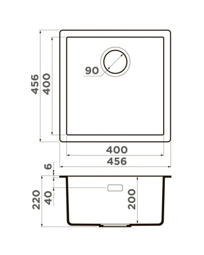 Кухонная мойка Artceramic Omoikiri Yamakawa 45-U/I-AZ azur blue 4993254
