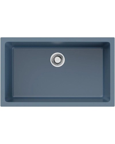 Кухонная мойка Natceramic Omoikiri Okinoshima 76-U/I-SB smoky blue 4997148