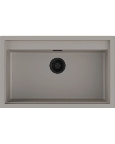 Кухонная мойка Artceramic Omoikiri Sintesi 79-GR ленинградский серый 4997139