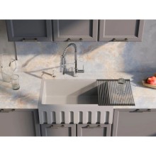 Кухонная мойка Natceramic Omoikiri Mikura 91-WH Glossy 4993260