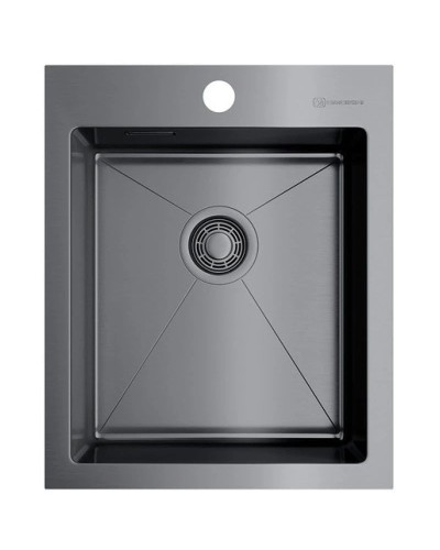 Кухонная мойка вороненая сталь Omoikiri Akisame 41-GM 4973094