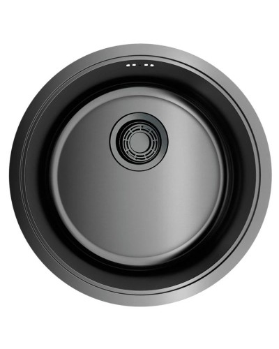 Кухонная мойка вороненая сталь Omoikiri Toya 42-GM