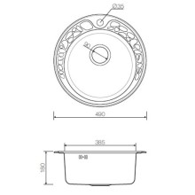 Кухонная мойка нержавеющая сталь Omoikiri Tovada 49-1-IN