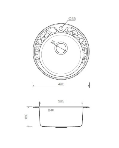 Кухонная мойка нержавеющая сталь Omoikiri Tovada 49-1-IN