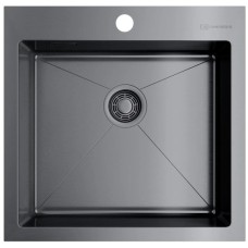 Кухонная мойка вороненая сталь Omoikiri Akisame 51-GM 4973440