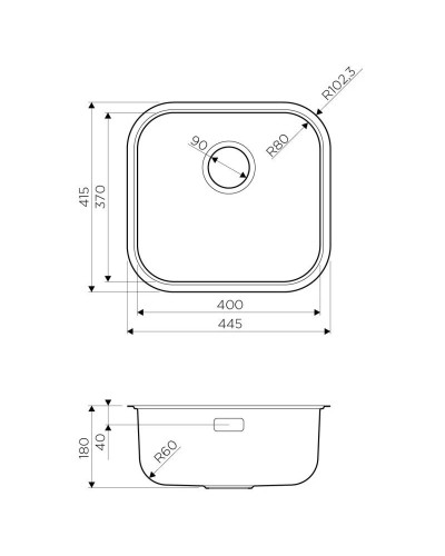 Кухонная мойка латунь Omoikiri Omi 44-AB