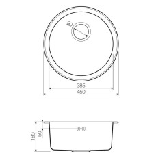Кухонная мойка вороненая сталь Omoikiri Toya 45-GM
