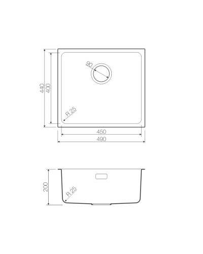Кухонная мойка латунь Omoikiri Tadzava 49-AB 4993075