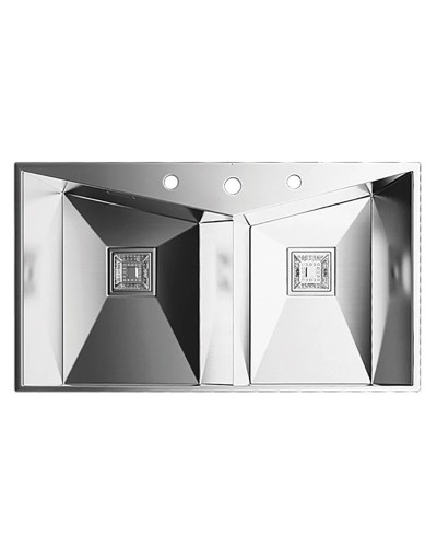 Кухонная мойка нержавеющая сталь Omoikiri Izumi 86-2