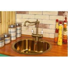 Кухонная мойка латунь Omoikiri Saroma 51-1-AB