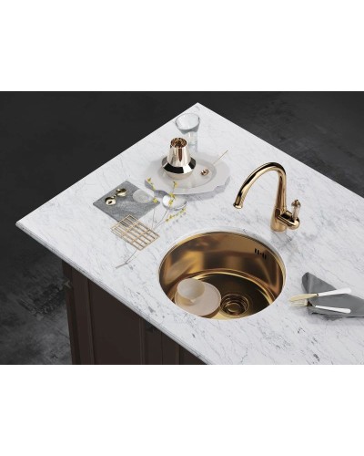 Кухонная мойка латунь Omoikiri Toya 42-AB