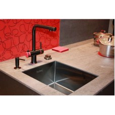 Кухонная мойка вороненая сталь Omoikiri Taki 38-U/IF-GM 4973106