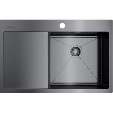 Кухонная мойка вороненая сталь Omoikiri Akisame 78-GM-R