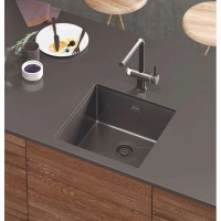Кухонная мойка вороненая сталь Omoikiri Taki 44-U/IF-GM 4973521