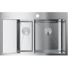 Кухонная мойка нержавеющая сталь Omoikiri Akisame 78-2-IN-R