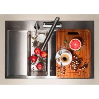 Кухонная мойка нержавеющая сталь Omoikiri Akisame 78-2-IN-R