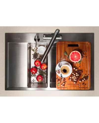 Кухонная мойка нержавеющая сталь Omoikiri Akisame 78-2-IN-R