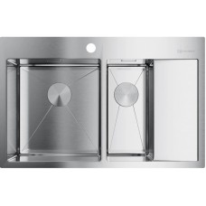 Кухонная мойка нержавеющая сталь Omoikiri Akisame 78-2-IN-L