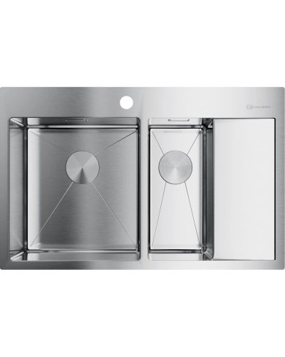 Кухонная мойка нержавеющая сталь Omoikiri Akisame 78-2-IN-L