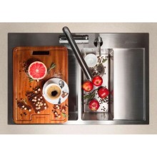 Кухонная мойка нержавеющая сталь Omoikiri Akisame 78-2-IN-L