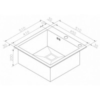 Кухонная мойка Zorg Inox X-5151GX