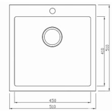 Кухонная мойка Seaman Eco Marino SMB-5151S-Gold1.A
