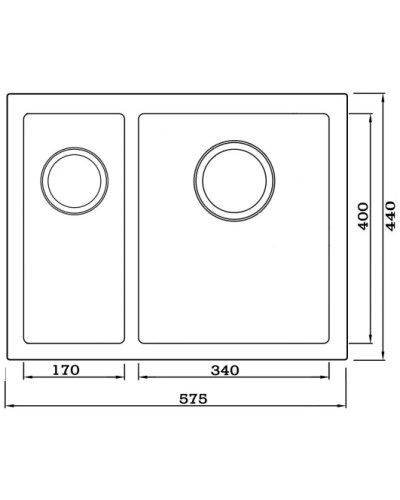 Кухонная мойка Seaman Eco Marino SME-575DL-Gun2.A