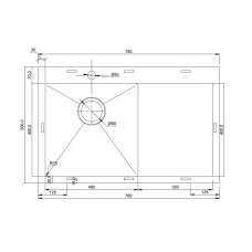 Кухонная мойка Seaman Eco Marino SMV-780R-Copper2.A