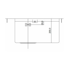Кухонная мойка Seaman Eco Marino SMV-780L-Gun2.A