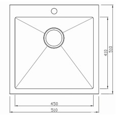 Кухонная мойка Seaman Eco Marino SMB-5151S.A