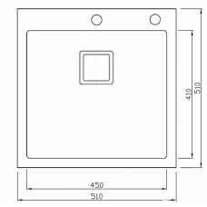 Кухонная мойка Seaman Eco Marino SMB-5151SQ.B