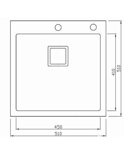 Кухонная мойка Seaman Eco Marino SMB-5151SQ.B