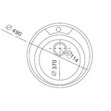 Кухонная мойка Seaman Eco Wien SWT-490-Copper polish.A