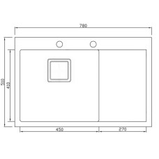Кухонная мойка Seaman Eco Marino SMB-7851RSQ.B