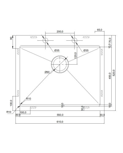 Кухонная мойка Seaman Eco Marino SMB-6152SK.B