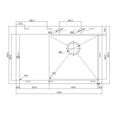 Кухонная мойка Seaman Eco Marino SMB7852LSKB+SSA