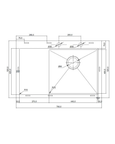 Кухонная мойка Seaman Eco Marino SMB7852LSKB+SSA