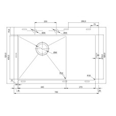 Кухонная мойка Seaman Eco Marino SMB7852RSKB+SSA