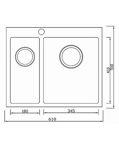 Кухонная мойка Seaman Eco Marino SMB-6151DLS.B
