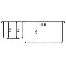 Кухонная мойка Seaman Eco Marino SMB-6151DLS.B