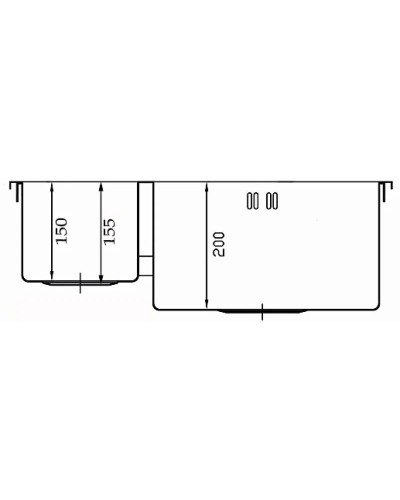 Кухонная мойка Seaman Eco Marino SMB-6151DLS.B