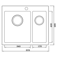 Кухонная мойка Seaman Eco Marino SMV-575DR.A